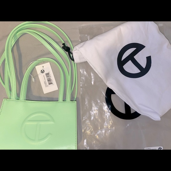 Telfar Handbags - Mini mint green Telfar bag.